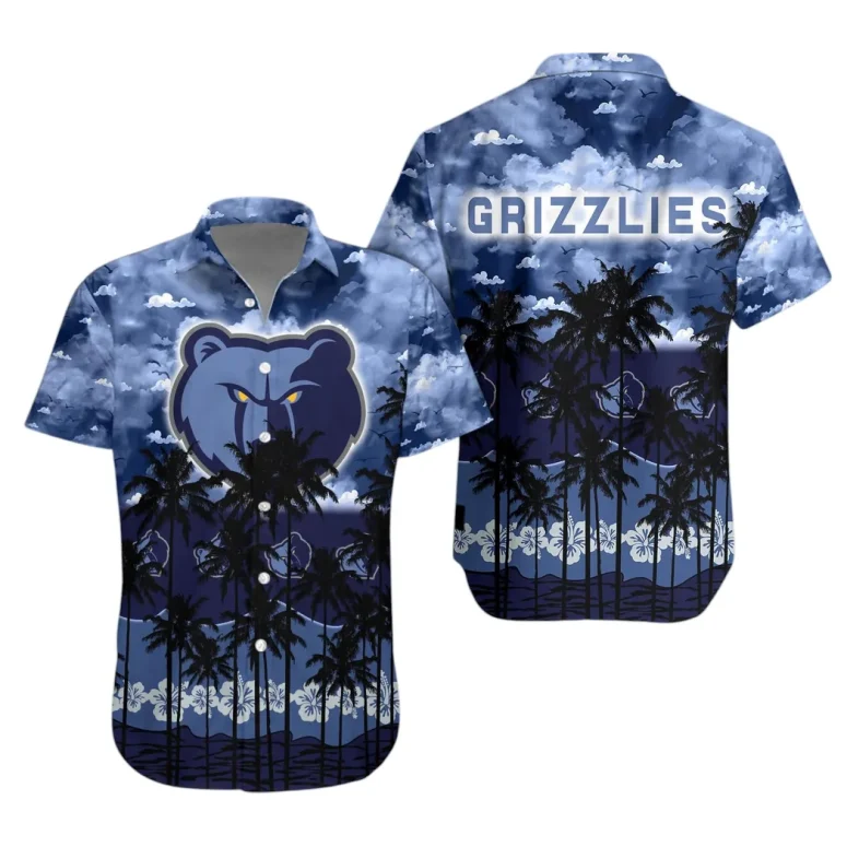 Memphis Grizzlies Coastal Breeze Hawaiian Shirt