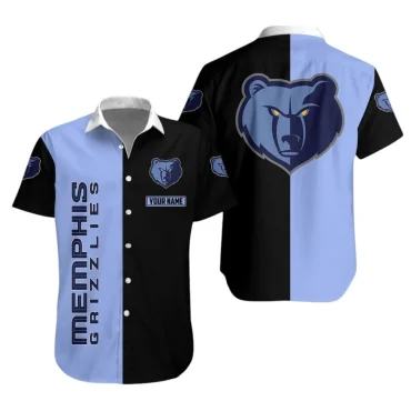 Memphis Grizzlies Dual Tone Fan Hawaiian Shirt