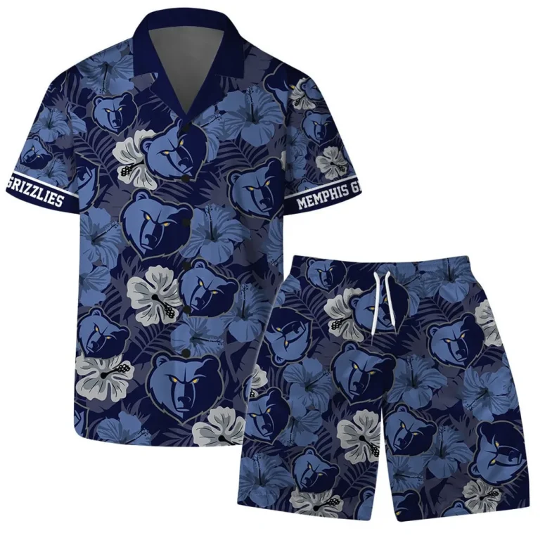 Memphis Grizzlies Floral Spirit Hawaiian Shirt