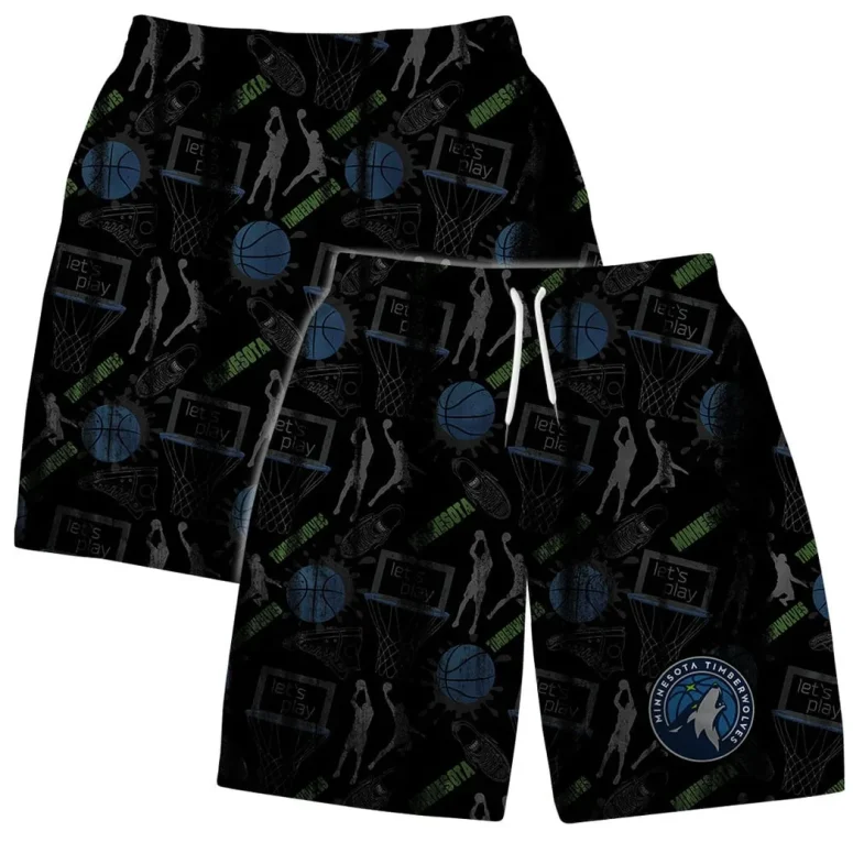 Minnesota Timberwolves Court Passion Hawaiian Shirt