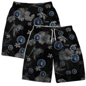Minnesota Timberwolves Floral Hawaiian Short - TeeAloha