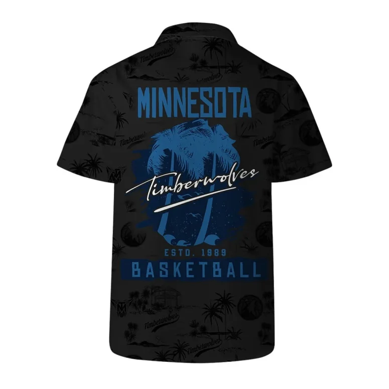 Minnesota Timberwolves Palm Paradise Hawaiian Shirt