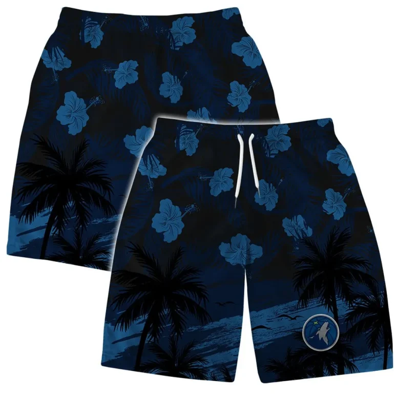 Minnesota Timberwolves Sunset Horizon Hawaiian Shirt