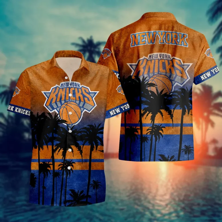 New York Knicks Tropical Bliss Hawaiian Shirt