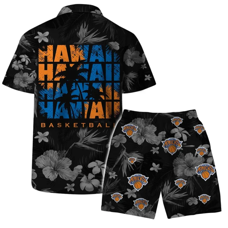 New York Knicks Tropical Breeze Hawaiian Shirt