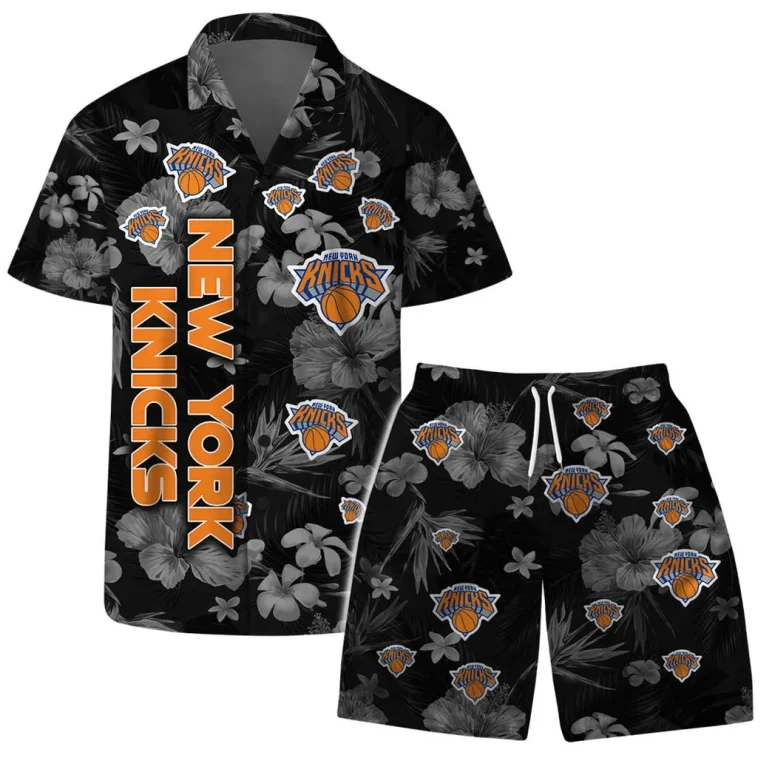 New York Knicks Tropical Breeze Hawaiian Shirt