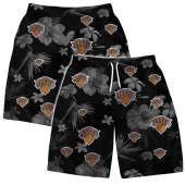 New York Knicks Tropical Breeze Hawaiian Short - TeeAloha