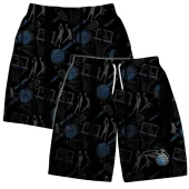 Orlando Magic Floral Court Hawaiian Short - TeeAloha