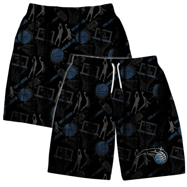 Orlando Magic Floral Court Hawaiian Shirt