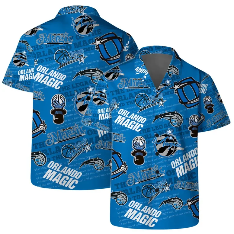 Orlando Magic Slam Dunk Hawaiian Shirt