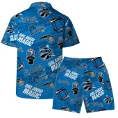 Orlando Magic Slam Dunk Hawaiian Shirt Back With Short - TeeAloha