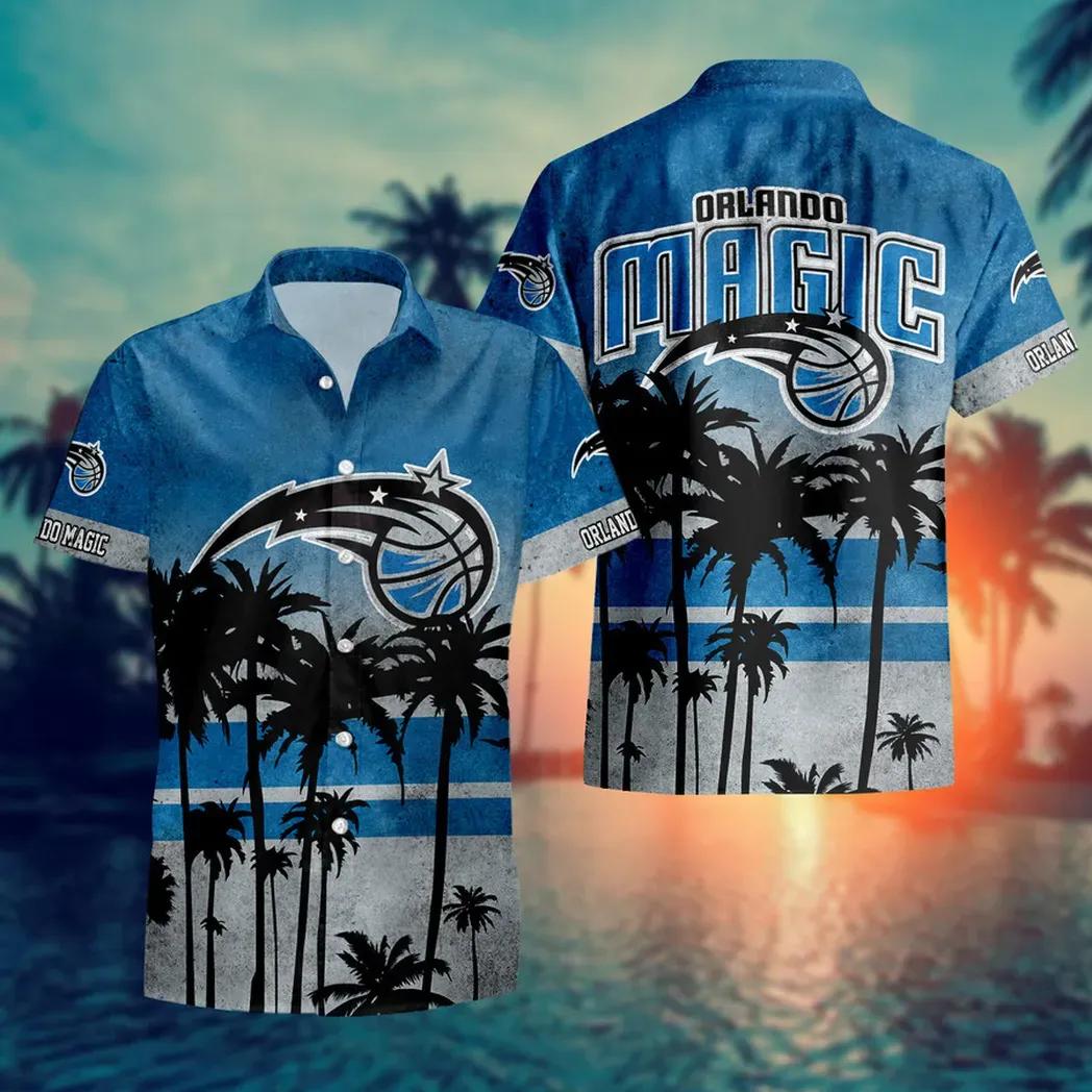 Orlando Magic Sunset Palms Hawaiian Shirt