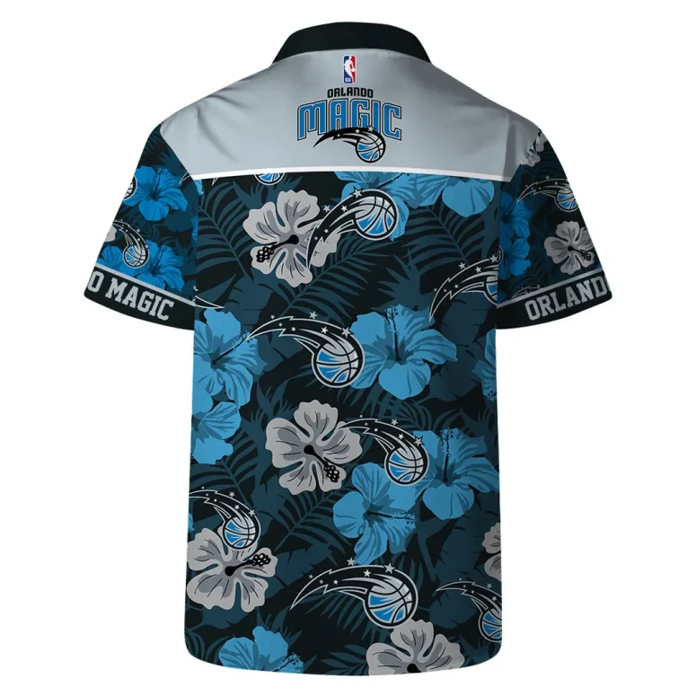 Orlando Magic Tropical Blossom Hawaiian Shirt