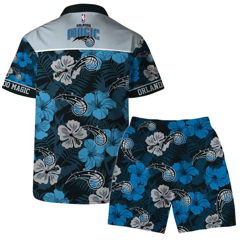 Orlando Magic Tropical Blossom Hawaiian Shirt