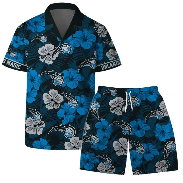 Orlando Magic Tropical Blossom Hawaiian Shirt