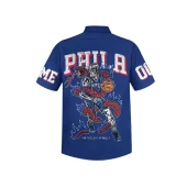 Philadelphia 76ers Court Legends Hawaiian Shirt Back - TeeAloha