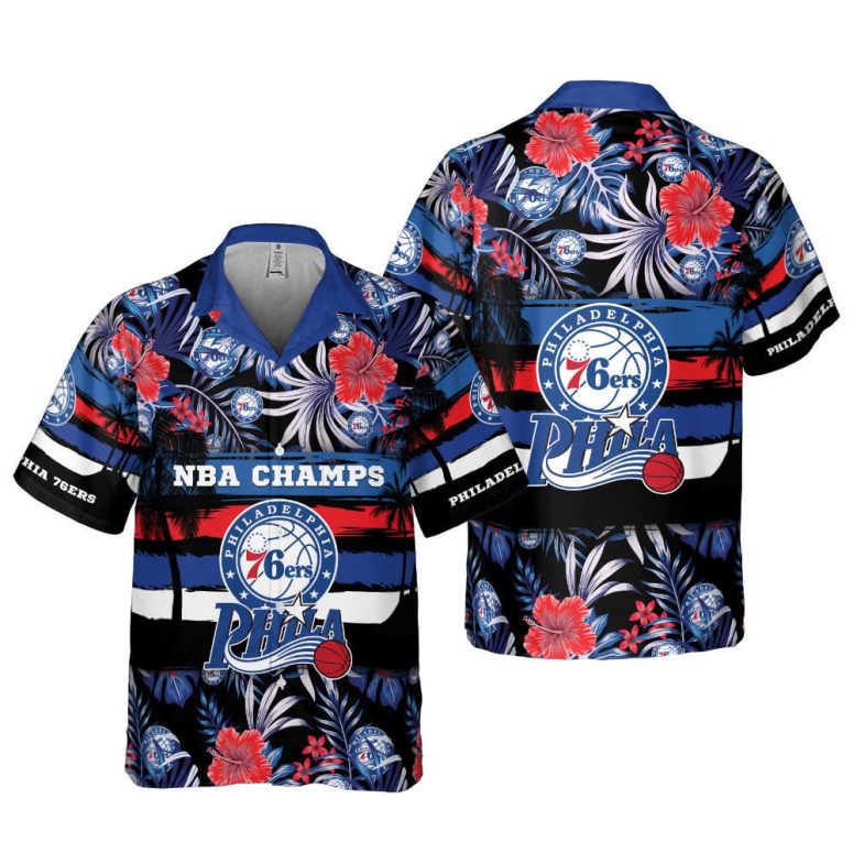 Philadelphia 76ers NBA Champs Hawaiian Shirt