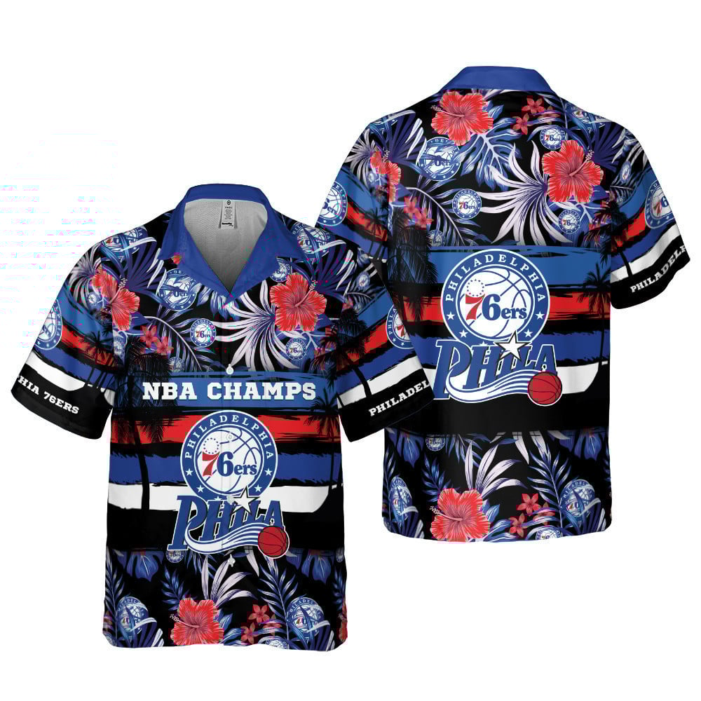 Philadelphia 76ers NBA Champs Hawaiian Shirt