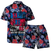 Philadelphia 76ers Summer State Of Mind Hawaiian Shirt Back With Short - TeeAloha