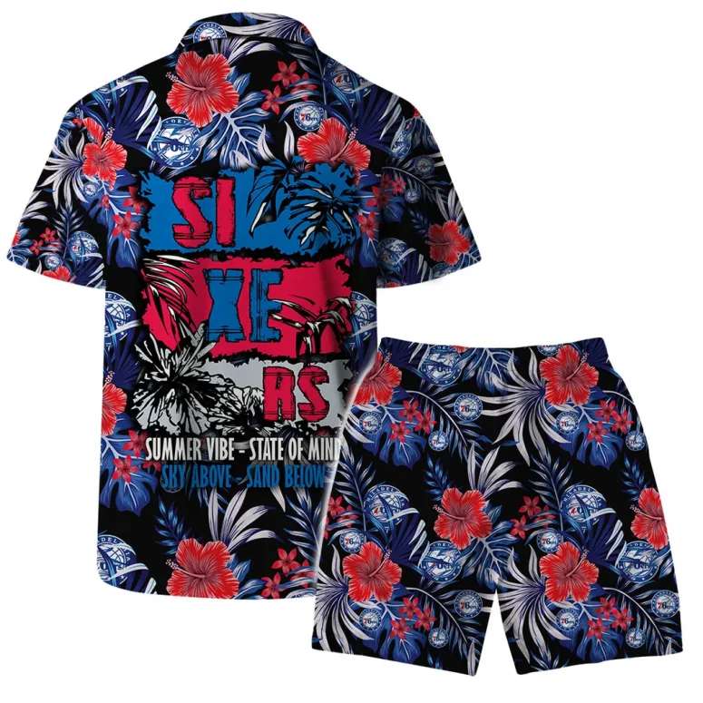 Philadelphia 76ers Summer State of Mind Hawaiian Shirt