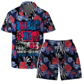 Philadelphia 76ers Summer State Of Mind Hawaiian Shirt Front With Short - TeeAloha