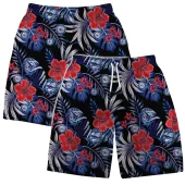 Philadelphia 76ers Summer State Of Mind Hawaiian Short - TeeAloha