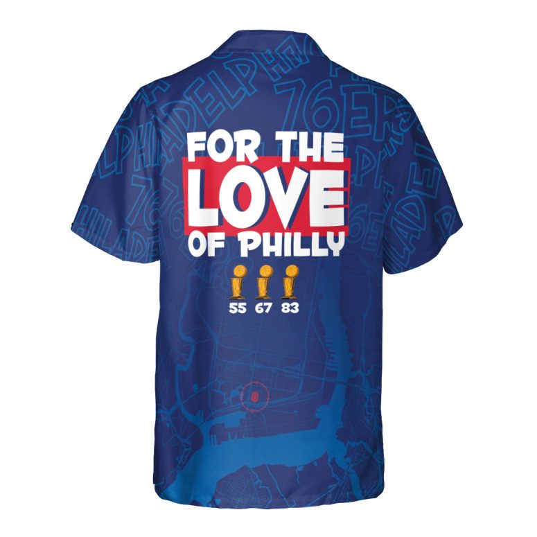 Philadelphia 76ers Symbol For The Love Of Philly Hawaiian Shirt