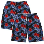 Philadelphia 76ers Tropical Hibiscus And Logo Hawaiian Short - TeeAloha