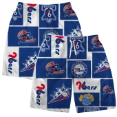 Philadelphia 76ers Vintage Logo Hawaiian Short - TeeAloha