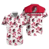 Portland Trail Blazers Tropical Breeze Hawaiian Shirt