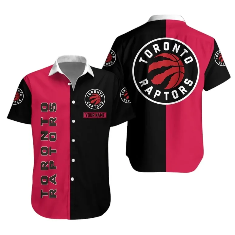 Toronto Raptors Custom Name Dual Tone Hawaiian Shirt