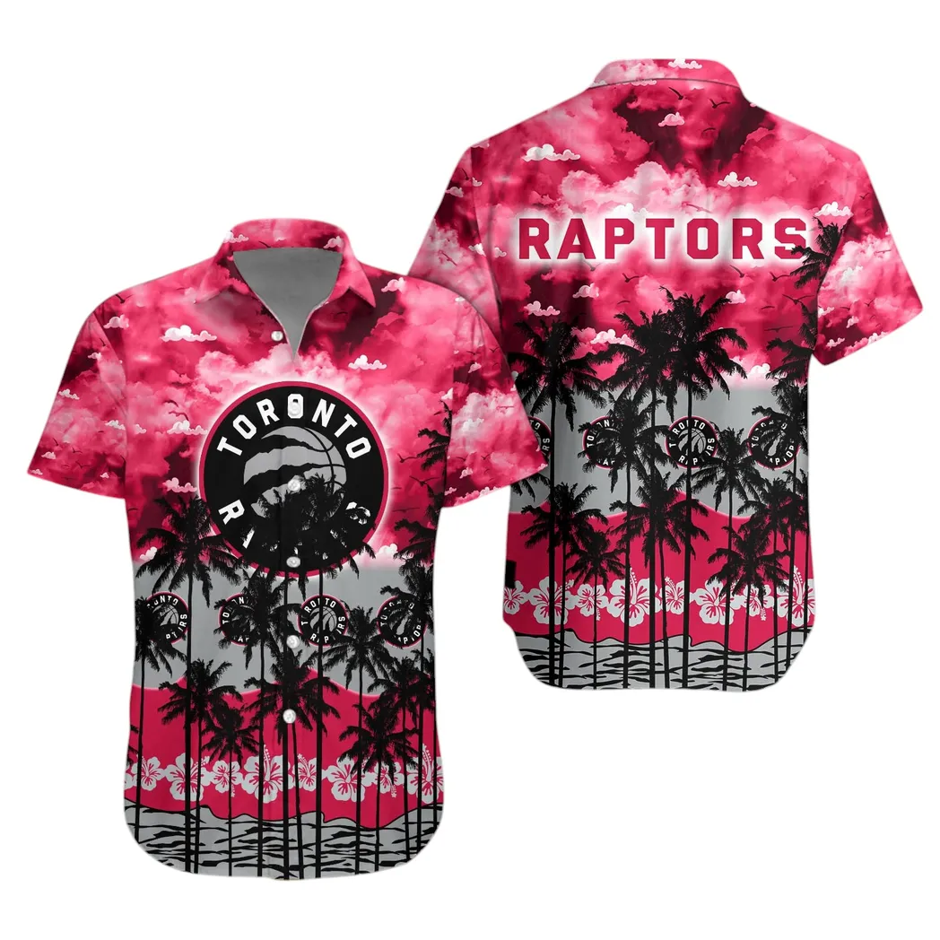 Toronto Raptors Tropical Sunset Hawaiian Shirt