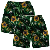 Utah Jazz Tropical Escape Hawaiian Short - TeeAloha