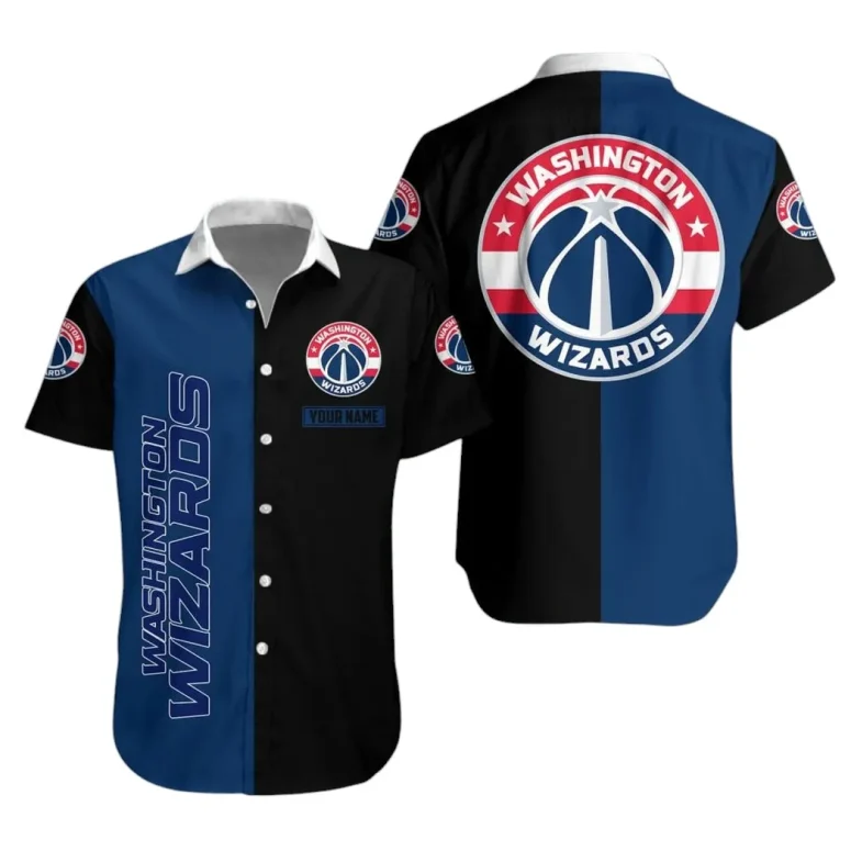 Washington Wizards Custom Split Hawaiian Shirt