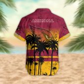 Arizona Cardinals Desert Sunset Hawaiian Shirt Back - TeeAloha