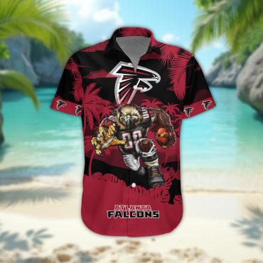 Atlanta Falcons Personalized Gridiron Warrior Hawaiian Shirt