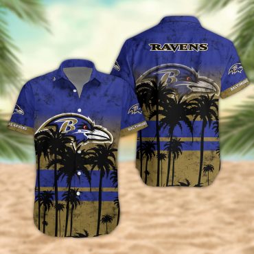Baltimore Ravens Desert Sunset Hawaiian Shirt