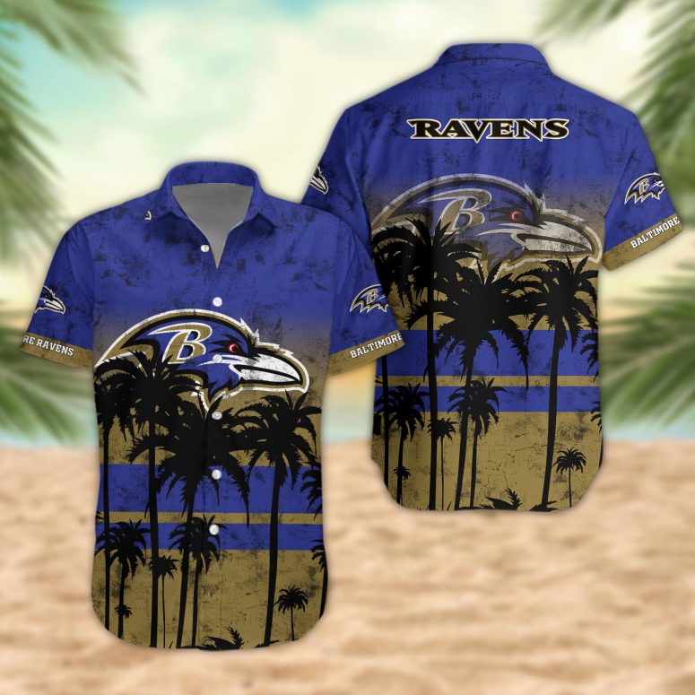 Baltimore Ravens Desert Sunset Hawaiian Shirt