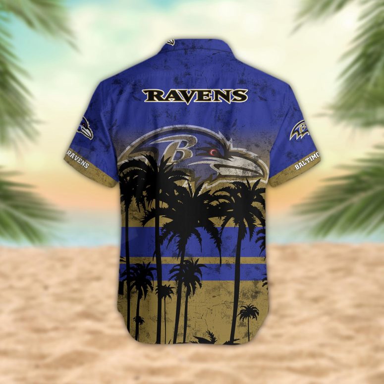 Baltimore Ravens Desert Sunset Hawaiian Shirt