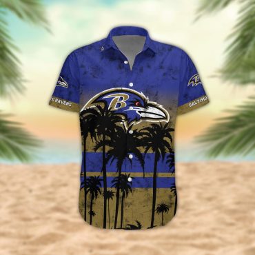 Baltimore Ravens Desert Sunset Hawaiian Shirt