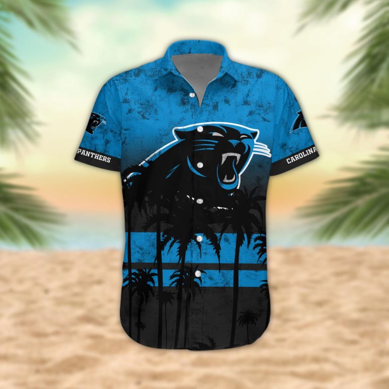 Carolina Panthers Desert Sunset Hawaiian Shirt