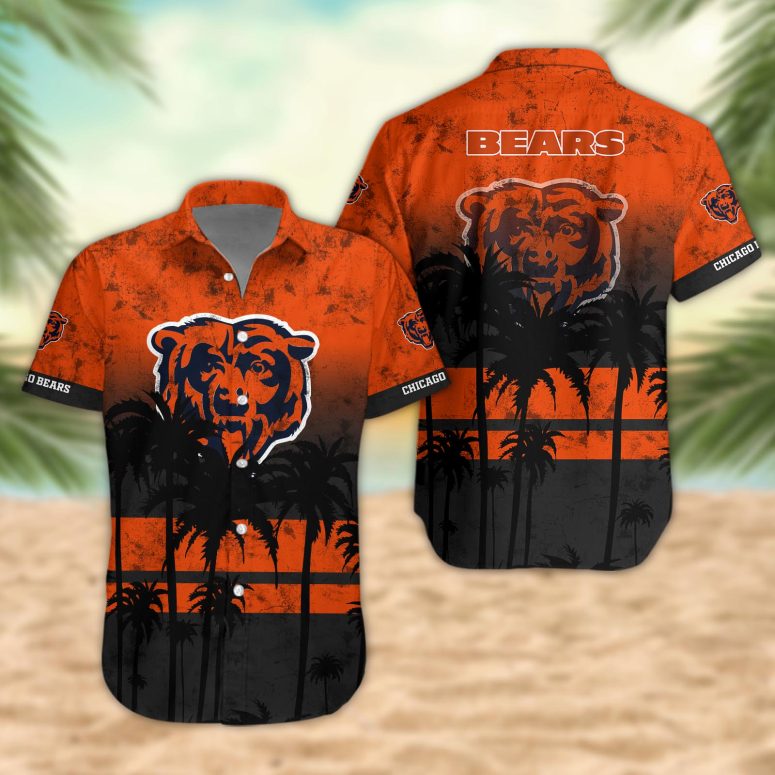 Chicago Bears Desert Sunset Hawaiian Shirt