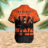 Cincinnati Bengals Desert Sunset Hawaiian Shirt Back - TeeAloha