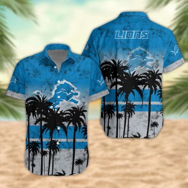 Detroit Lions Desert Sunset Hawaiian Shirt