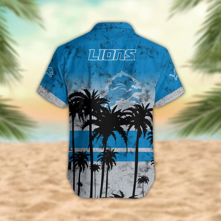 Detroit Lions Desert Sunset Hawaiian Shirt