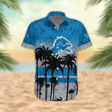 Detroit Lions Desert Sunset Hawaiian Shirt