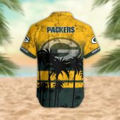 Green Bay Packers Desert Sunset Hawaiian Shirt Back - TeeAloha