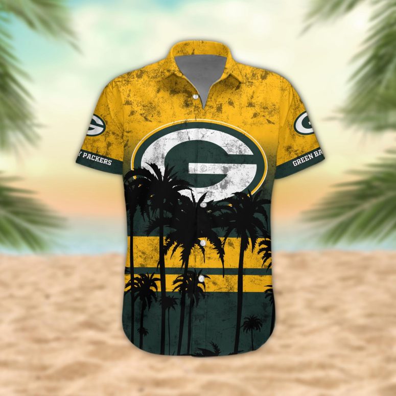 Green Bay Packers Desert Sunset Hawaiian Shirt