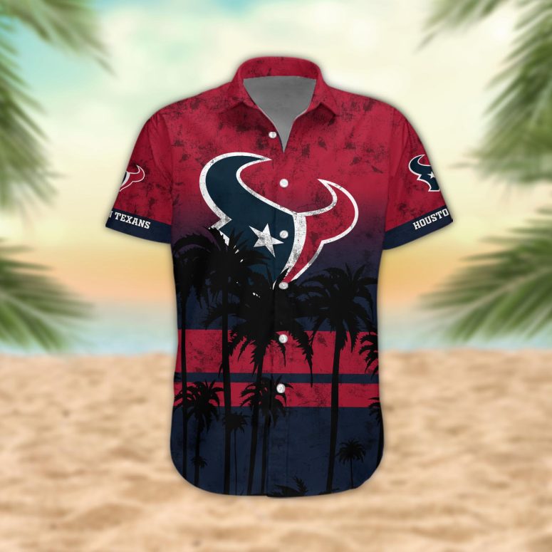 Houston Texans Desert Sunset Hawaiian Shirt