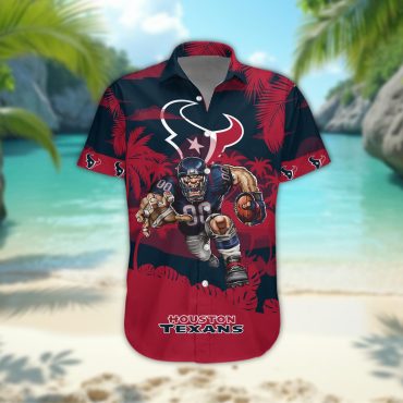 Houston Texans Personalized Gridiron Warrior Hawaiian Shirt
